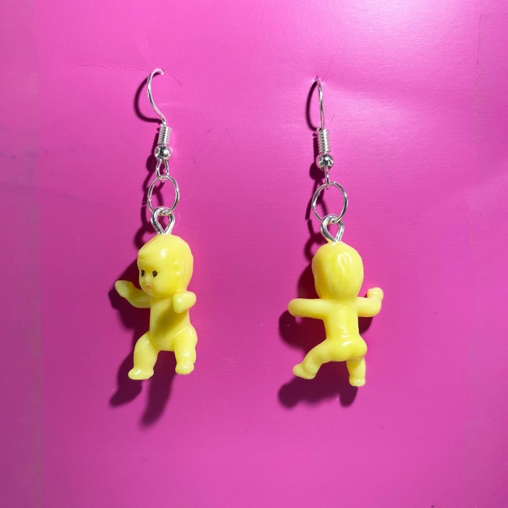 Yellow Baby Earrings
